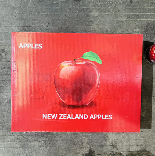 新西兰 红玫瑰试管苹果 1箱5条共约5斤礼盒 商品图5