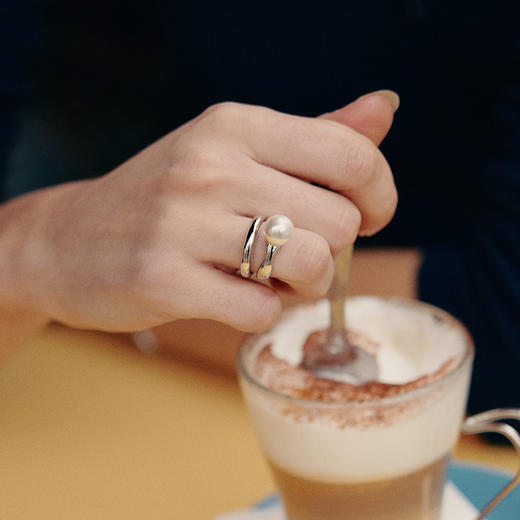 【吴佳怡同款】Lagomist拿铁系列 | 金/银牛奶戒指 商品图2