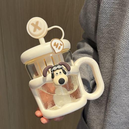 【ins高颜值，茶水分离，可爱便携】新款杯子ins高颜值 家居小众茶水分离吸管杯 便携防摔可爱水杯-QQ 商品图4