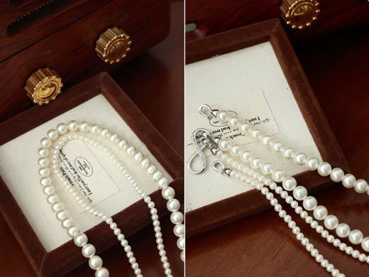 宝藏款❗️【双层多种戴法施华洛珍珠项链】❗️ 轻松解锁六种戴法，有这一条，其他项链都可以靠边了！（72h内发货） 商品图3