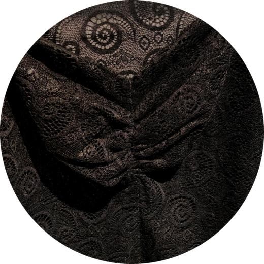 2H6952--黑色蕾丝宽吊带背心-《智慧之光--波 斯艺术》 商品图4