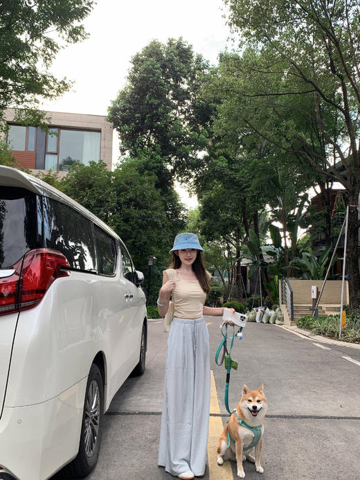 金蘑菇菇 XS码娇娇韩女 /  韩系乖甜设计感小灰裤 商品图11