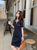 miumi*|缪 明星同款25ss 蓝色格纹polo连衣裙 商品缩略图2