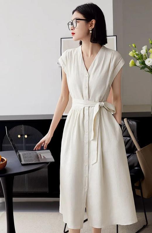 老钱风连衣裙合集 | 夏天穿这5条“老钱风”连衣裙，太太太高级了【3-7天发货】 商品图4