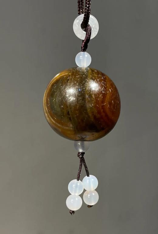 缠丝玛瑙椭圆大珠，顺丰包邮 商品图12