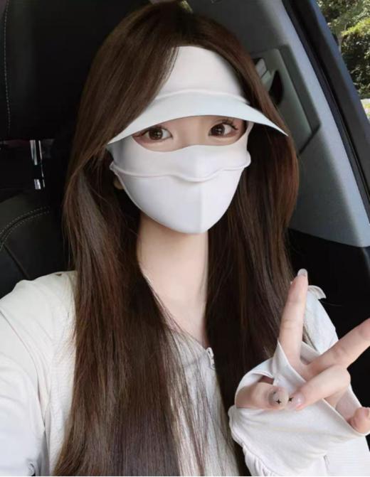 🎉对接源头工厂❗️ 💰19.9破价开团❗【新升级三合一防晒面罩组合】淘宝同款线上150+！ 一套=防晒帽+防晒面罩+防晒披肩，高颜值又防晒，还显脸小~  商品图2