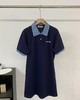 miumi*|缪 明星同款25ss 蓝色格纹polo连衣裙 商品缩略图4