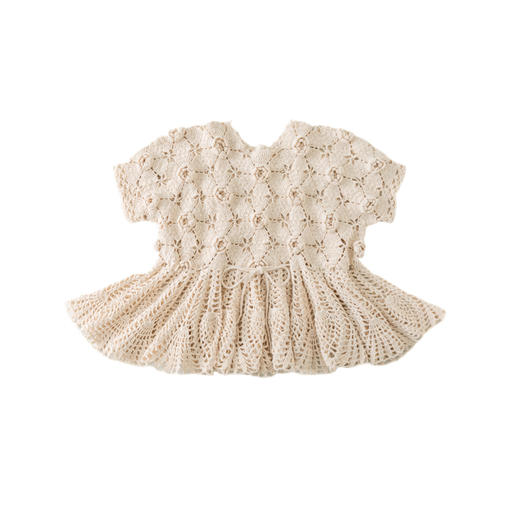 苏苏姐家蔷薇轻语钩花上衣手工diy钩针编织棉麻毛线团材料包 商品图4