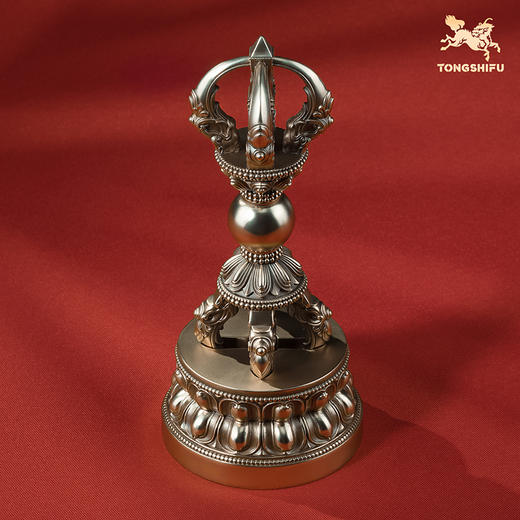 铜师傅《金刚杵底座》黄铜紫铜树脂底座 商品图4