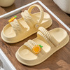 【炒鸡好看！拖鞋/凉鞋两穿设计】女夏季新款厚底时尚百搭室内外两穿软底防滑踩屎感拖鞋女。ry 商品缩略图4