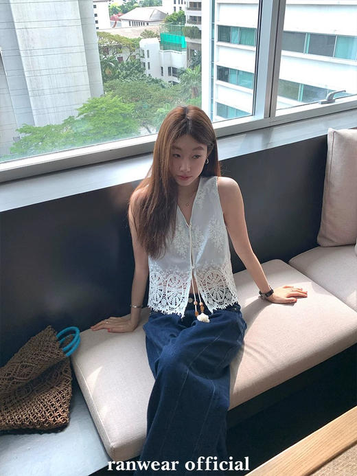 2505302 odtd 三色 刺绣 马甲 商品图7