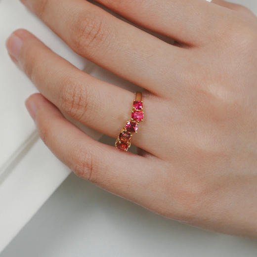 【高级珠宝】绮梦系列 | 鎏金涟漪戒指1 商品图2