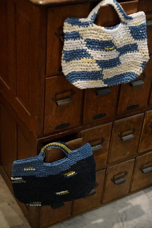 MAKU textiles｜手工钩针迷你托特包(NICO/INDIGO) 商品图3