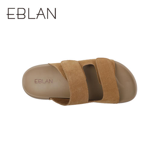 伊伴夏季懒人勃肯拖魔术贴凉鞋B25310801 商品图2