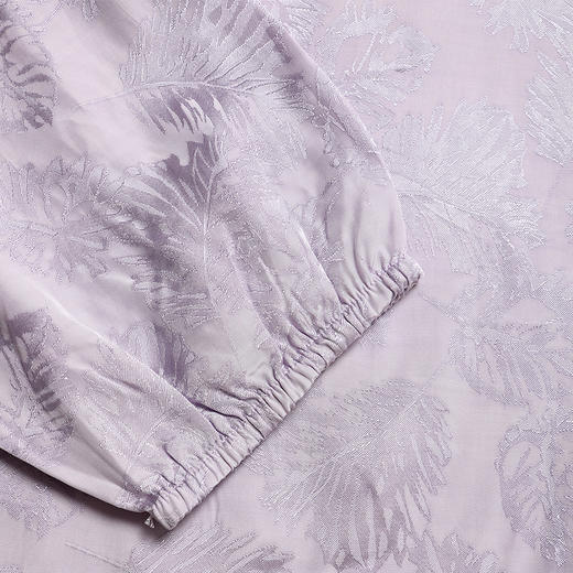 【2件9折】【Petit Bari】提花缎面五分袖女士衬衫 宽松休闲 网球穿搭 商品图3