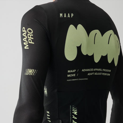 MAAP 男士 Aerate Pro Air LS Jersey 3.0 闪影黑 长袖骑行服 商品图4