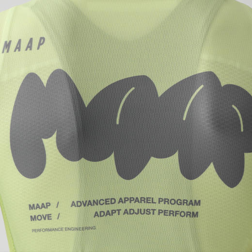 MAAP 男士 Aerate Pro Air Jersey 3.0 青柠色 短袖骑行服 商品图4