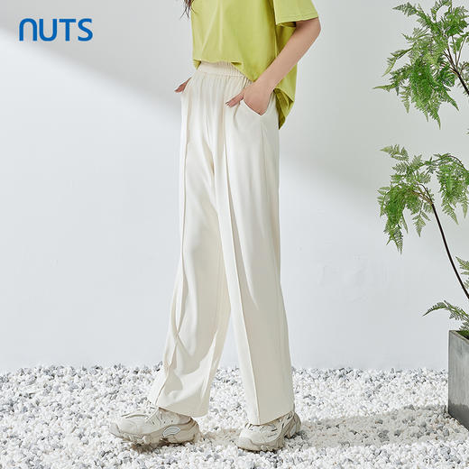 NUTS夏季新品纯色时尚阔腿显瘦气质长裤321073189 商品图1