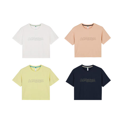 【品牌直发-降价福利】ACMEITEM爱棵米 户外女士速干短袖T恤宽松圆领上衣GAG2440703C 商品图4