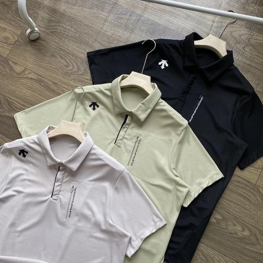 D桑特男士TRAINING珠地纹速干TOUGH面料polo衫 商品图4