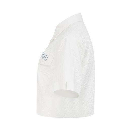 【2件9折】【Petit Bari】x XENSE YOU联名刺绣短袖衬衫 网球穿搭 商品图1