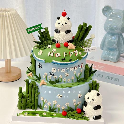 熊猫卡通蛋糕-低糖处理无添加 商品图4