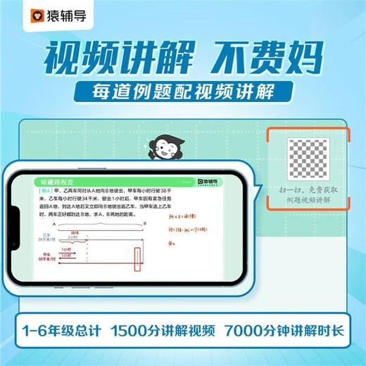 猿辅导图解小学数学【计算题】【应用题】【几何题】 商品图4