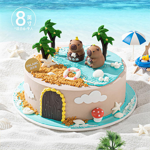 卡皮巴拉 0卡糖动物奶油蛋糕 | FALANC CAKE 商品图1