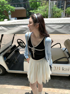 Read Nameless /Baby蓝冰丝开衫+白色天丝蓬蓬裙裤 2025/5/17