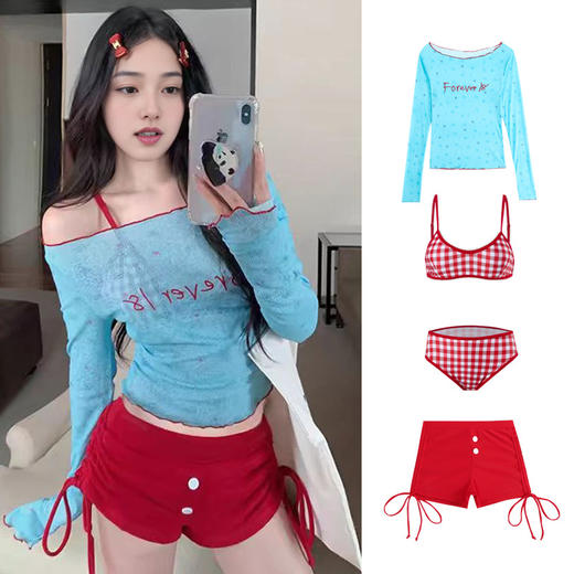 夏日明媚【女士泳衣多款合集】ins风 比基尼海边度假  温泉泳衣  可爱日系 商品图10