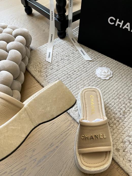 Chanel25C早春新款厚底拖鞋系列（HC） 商品图2