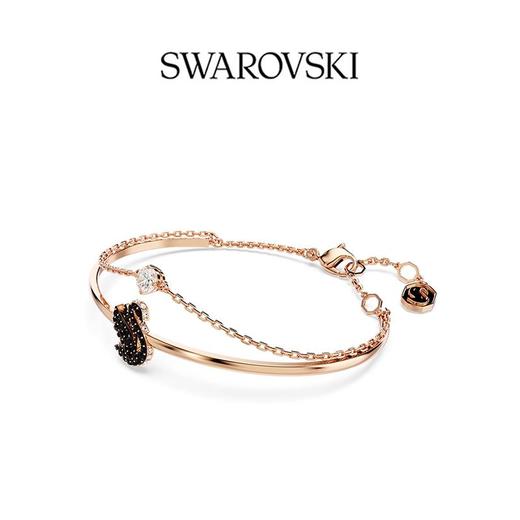 【礼盒礼袋】施华洛世奇Swan项链黑天鹅红天鹅吊坠饰品配饰轻奢送女友 商品图7