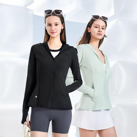 supield素湃防晒防紫外线修身显瘦人鱼摆收腰款防晒衣F572