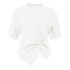 【2件9折】【Petit Bari】(多色)不对称解构设计扭结短袖上衣 商品缩略图2
