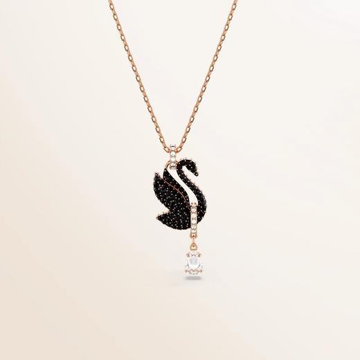 【礼盒礼袋】施华洛世奇Swan项链黑天鹅红天鹅吊坠饰品配饰轻奢送女友 商品图3