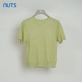 NUTS夏季新品纯色清新圆领宽松时尚套头衫428053497