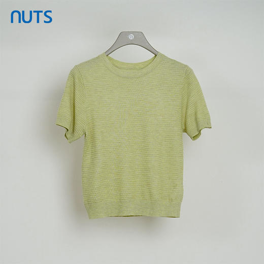 NUTS夏季新品纯色清新圆领宽松时尚套头衫428053497 商品图0