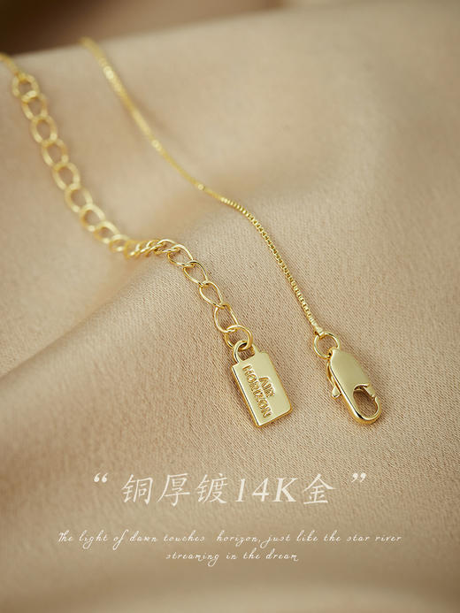 Oflye潮流饰品   微镶满钻皇冠珍珠项链女新款精致轻奢高级感配饰气质锁骨链★ 商品图1
