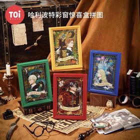 TOi图益-流光集系列-哈利波特彩窗盲盒拼图-126片