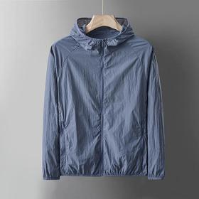 2025夏季UPF50+轻薄皮肤衣外套男士夏季户外登山钓鱼服冰丝透气连帽防晒衣