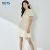 NUTS夏季新品时尚优雅气质设计感显瘦清新短袖连衣裙326101372 商品缩略图1