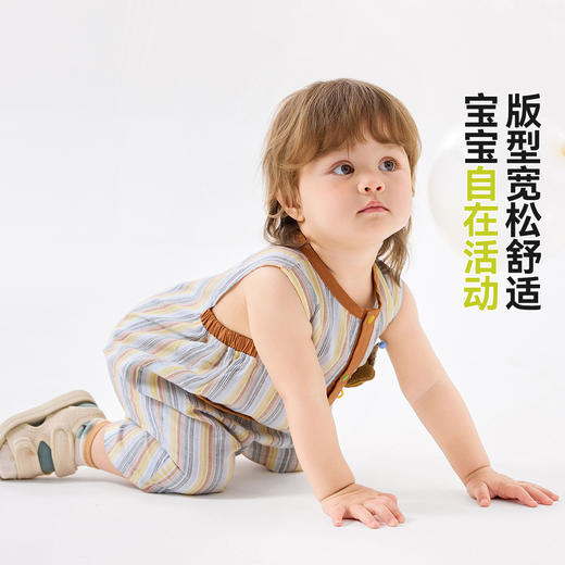 嘟嘟家宝宝夏季背带裤男童休闲裤子洋气女童夏装儿童新款 商品图2