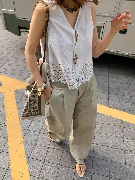 2505302 odtd 三色 刺绣 马甲 商品图1