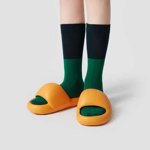 【软萌面包鞋】2025新款踩屎感面包拖鞋女士夏季家居室内厚底浴室防滑家用凉拖鞋男 商品图3