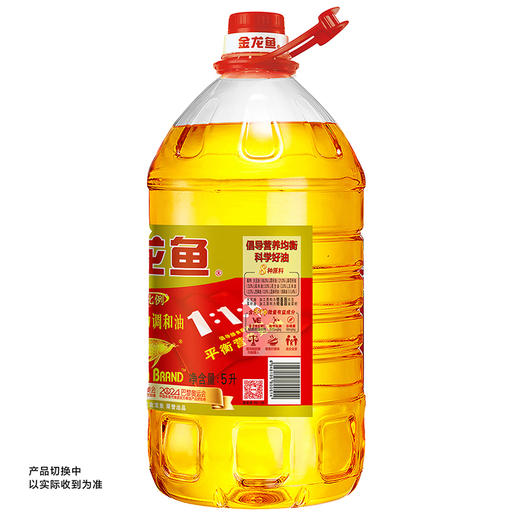 金龙鱼黄金比例食用植物调和油5L 商品图2