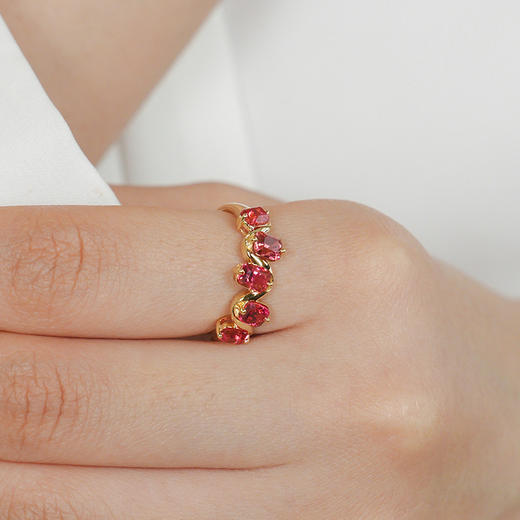 【高级珠宝】绮梦系列 | 鎏金涟漪戒指8 商品图1