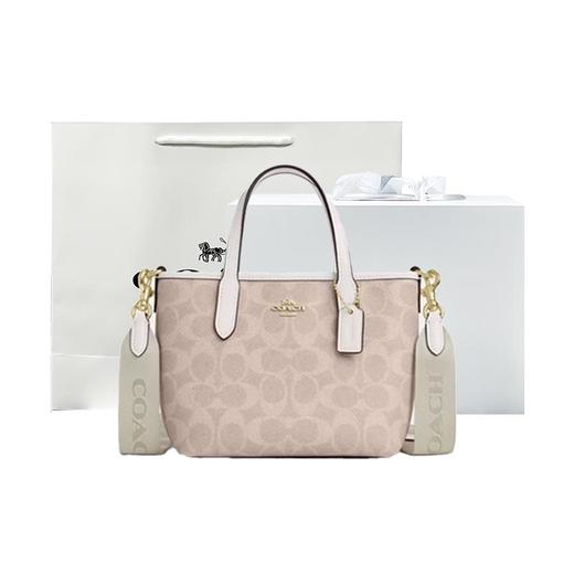  【送礼盒礼袋 】COACH/蔻驰 经典老花mini city 15小号单肩斜挎手提包托特包  香港直邮 商品图4