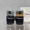 原单正品 Theory新款弹力皮筋发绳头饰高马尾黑色女发圈
颜色：黑灰色 橙棕黑杏
规格：一盒一桶（12条）➕精美手提袋 原价59.99欧 商品缩略图0