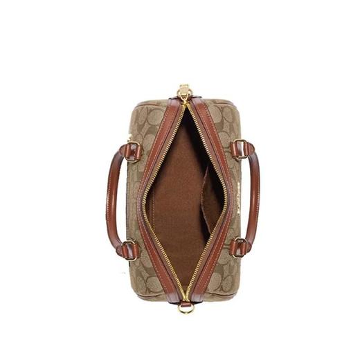 【送礼盒礼袋】COACH/蔻驰包包女士tabby26白金酒神斜跨包/波士顿中号枕头经典拼色手提包/老花水桶包单肩斜跨手提包 商品图3