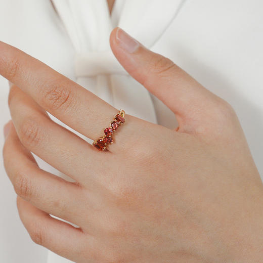 【高级珠宝】绮梦系列 | 鎏金涟漪戒指2 商品图1